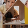 thumbnail image 3 of EeaseCA Mini Table 1:12 Scale Mini House Mini Furniture Model Retro Micro Scene Double Layer Coffee Table, 3 of 7