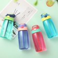 thumbnail image 4 of Typpkmm Water Bottle with Straw Kids Girls Portable Travel 480ml, 4 of 7