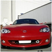 Spec-D Tuning LHP-MX501-TM Mazda Miata Mx5 Led Halo Chrome Clear Projector Head Lights