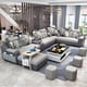 thumbnail image 3 of living room furniture modern fabric sofa European sectional sofa set 1906 My Lux Decor Round, 3 of 5