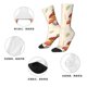 thumbnail image 5 of Fotbe Frog Sitting On Mushroom Calcetas Largas con Estampado para Hombre y Mujer – Calcetas de Compresión Transpirables y Elásticas, Viajar y Uso Diario Talla 5-11, 5 of 6