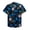 1-1605, variant on Short Sleeve Button Up Shirts for Men Flamingo Hawaiian Aloha Shirt