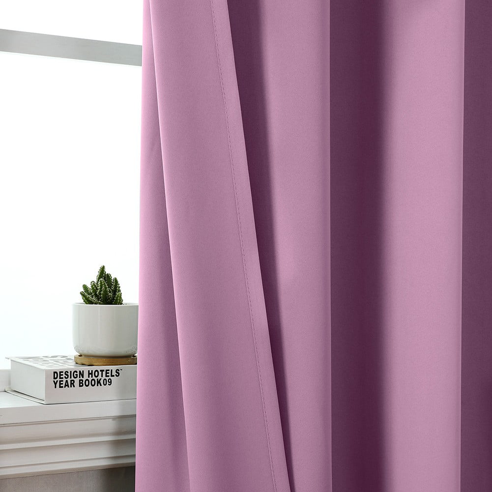 Thermal Blackout Curtains Ready Made Eyelet Ring Top / Pencil Pleat Window  Decor