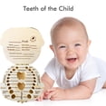 thumbnail image 4 of Caja para dientes conmemorativa, caja para dientes de bebé pintada, caja para dientes de bebé, soporte de madera para dientes, ultra sensible, 4 of 9