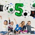 thumbnail image 4 of Soccer Party Decorations, Soccer Foil Balloons, Number 5Foil Balloons for Kids Soccer Fans Birthday Party, Soccer Game Day Party Decorations, 4 of 7