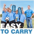 thumbnail image 2 of BOHEN 6x4FT Portable Soccer Goal for Kids Backyard with Carry Bag - Easy Folding Lightweight Fun for Outdoor Indoor Training Games for Teen Youth Adult (Blue, 6x4FT, 2 Pack), 2 of 8
