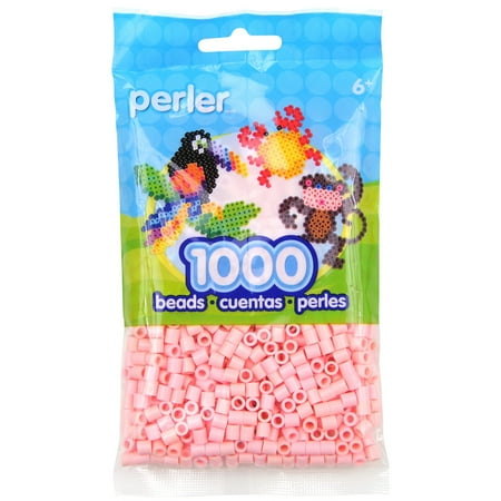 Perler Beads 1,000/Pkg-Peach