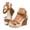 a-Brown, variant on Women Wedge Sandals with Arch Support Open Toe High Top Espadrilles Dress Slide Shoes Comfortable Stylish Vacation Shoe White 6