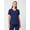 Indigo, variant on Core Essentials Women’s V-Neck Scrub Top, Sizes XS–3XL