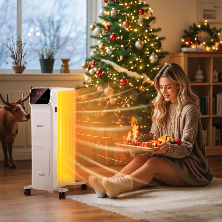 Costway 1500W Oil Filled Radiator with Remote Control photo 4