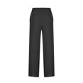 thumbnail image 5 of TAGOLD Womens Summer Pants,Women Casual Solid High Waist Loose Pocket Straight Buttons Long Pants, 5 of 5
