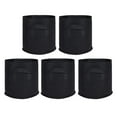 thumbnail image 2 of Lot de 5 Pots Ronds pour Plantes en Tissu Non Tissé Surélevé avec Poignées 7 Gallons, 2 of 8