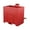 Red, variant on M optimized 3 Point Ballast Box, 800lbs Capacity, Standard 2" Hitch Receiver, with 5cu.ft Volume, Heavy Duty Steel, Fits Category 1 Tractor Attachment