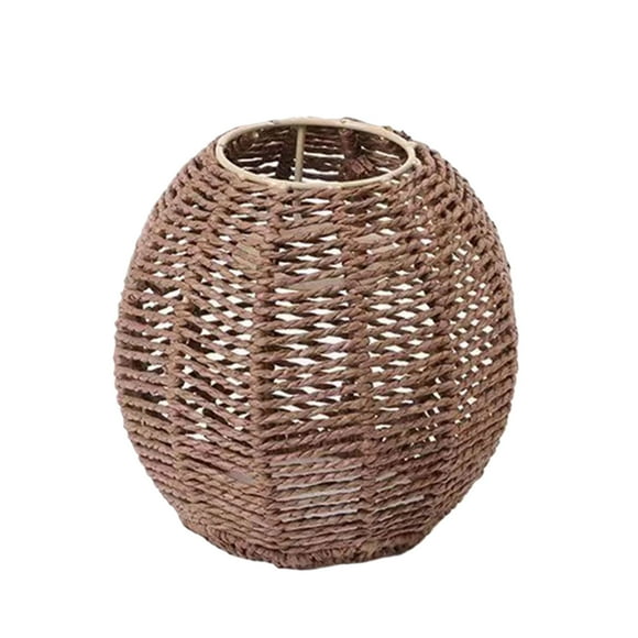 tredstone Abat-Jour en Rotin Écologique pour Maison Style Bohème Unique XH22-009grey