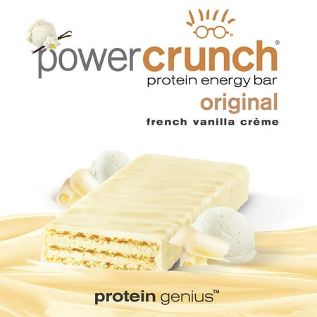 Power Crunch Protein Energy Bar French Vanilla 1.4 oz 12-count
