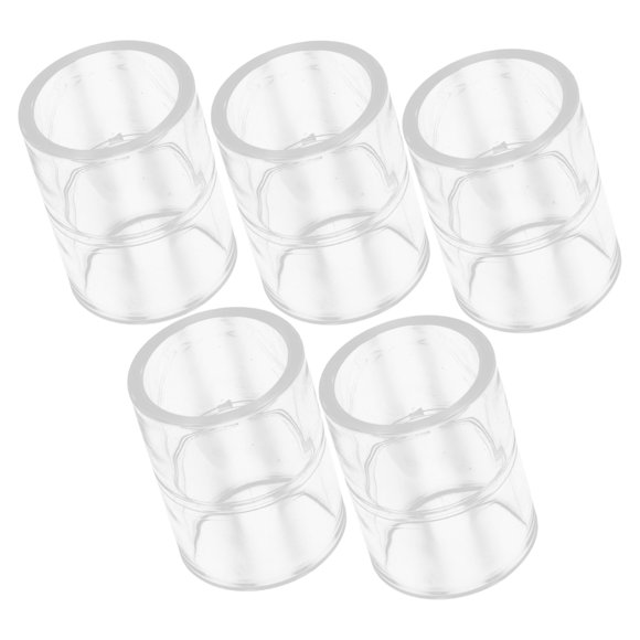 SHOWERORO 5Ud Adaptador Transparente De Tubo Acrílico Conector Para Manguera De Acuario