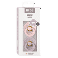 thumbnail image 3 of BIBS Infant Pacifier Boheme Latex Size 1, 0-6 Months, Blossom/Dusky Lilac, 2 pack, 3 of 5