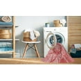 thumbnail image 2 of Ahgly Company Machine Washable Indoor Square Transitional Orange Area Rugs, 4' Square, 2 of 7