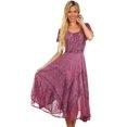 thumbnail image 5 of Sakkas Marigold Embroidered Fairy Dress - Orchid - L/XL, 5 of 6