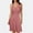 H-Wine, variant on Women Summer Sleeveless Neck Women Dress Spring Boho Floral with Wrap Summer Dress Pocket Elastic Waist Ruffle Teacher Dresses Mini Dresses