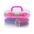 thumbnail image 1 of Bolsa de costura para el hogar, Kit de caja de costura portátil, caja del Tesoro multifuncional, herramientas de costura, 1 of 5