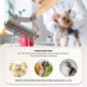 thumbnail image 3 of Pet Grooming Brush, 2 Sided Undercoat Rake for Dogs & Cats,Safe Dematting Comb & Deshedding Tool for, 3 of 5