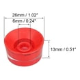thumbnail image 2 of Unique Bargains Guitar Control Knobs Speed Volume Control Knobs 6x26x13mm Musical Instrument Parts Replacement Red 4 Pack, 2 of 5