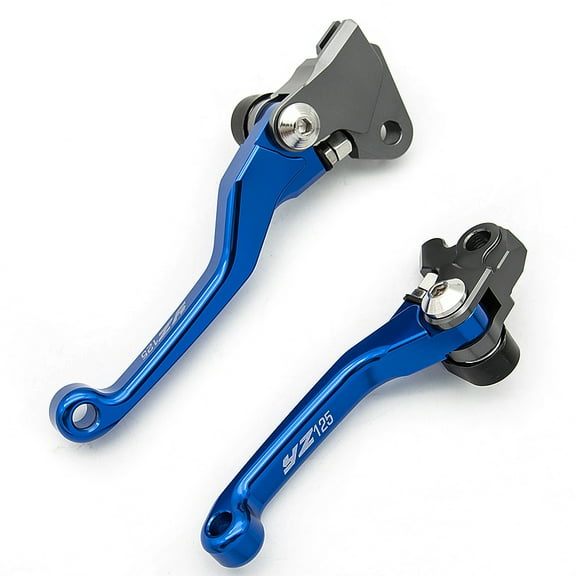 FXCNC CNC Aluminum Dirt Bike Pivot Brake Clutch Levers for YZ125 2001-2007