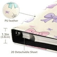 thumbnail image 4 of Photo Album 11.8x11.2 Inch Leather Cover Photo Book Scrapbooking Albums for Weddings Birthdays Anniversaries Colorful Bow Pattern, 4 of 9