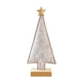 thumbnail image 3 of de Navidad Miniatura Decorativo Figurilla de Navidad Mesa Centro Ornamental con Estrella Superior de Fieltro Y Madera Adecuado para Regalo 14 x 6 x 313 cm, 3 of 8