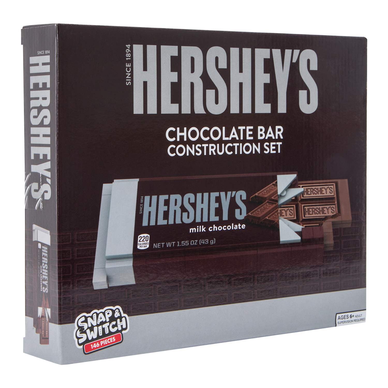 2個セット HERSHEY'S チョコレートディスプレイスタンド 3段式 Hershey's Chocolate Bar Snap Switch Set, 146 pcs, Candy Gift