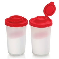 ICERUN Salt and Pepper Shakers,Salt Shaker with Flip-Top Lid,Easy Fill Salt Container,No Leak Salt and Pepper Shakers for Kitchen