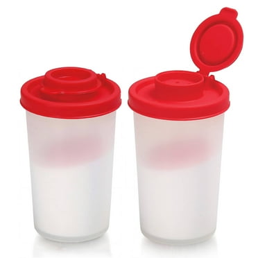 ICERUN Salt and Pepper Shakers,Salt Shaker with Flip-Top Lid,Easy Fill Salt Container,No Leak Salt and Pepper Shakers for Kitchen