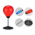thumbnail image 3 of Big Save,HWRETIE Inflatable Toy Clearance,Desktop Punching Bag/Ball Stress Buster Stress Relieve Boxing Punch, 3 of 9