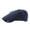 Navy blue, variant on Ethnic Style Buckle Embroidered Beret Hat for Women, Cotton and Linen Breathable Spring and Summer Outdoor Sun Hat, Fashionable Forward Hat