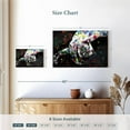 thumbnail image 4 of Elephant Stock Siamese Cat Color Splash Paint Wall Art - Horizontal Canvas Wall Art - Living Room Wall Decor - Animal Canvas - White And Gray Decor - 24" x 16", 4 of 8