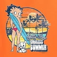thumbnail image 5 of Wild Bobby, Betty Boop Endless Summer Beach the Dog Betty Boop Unisex Hoodie Sweatshirt, Orange, 3X-Large, 5 of 5