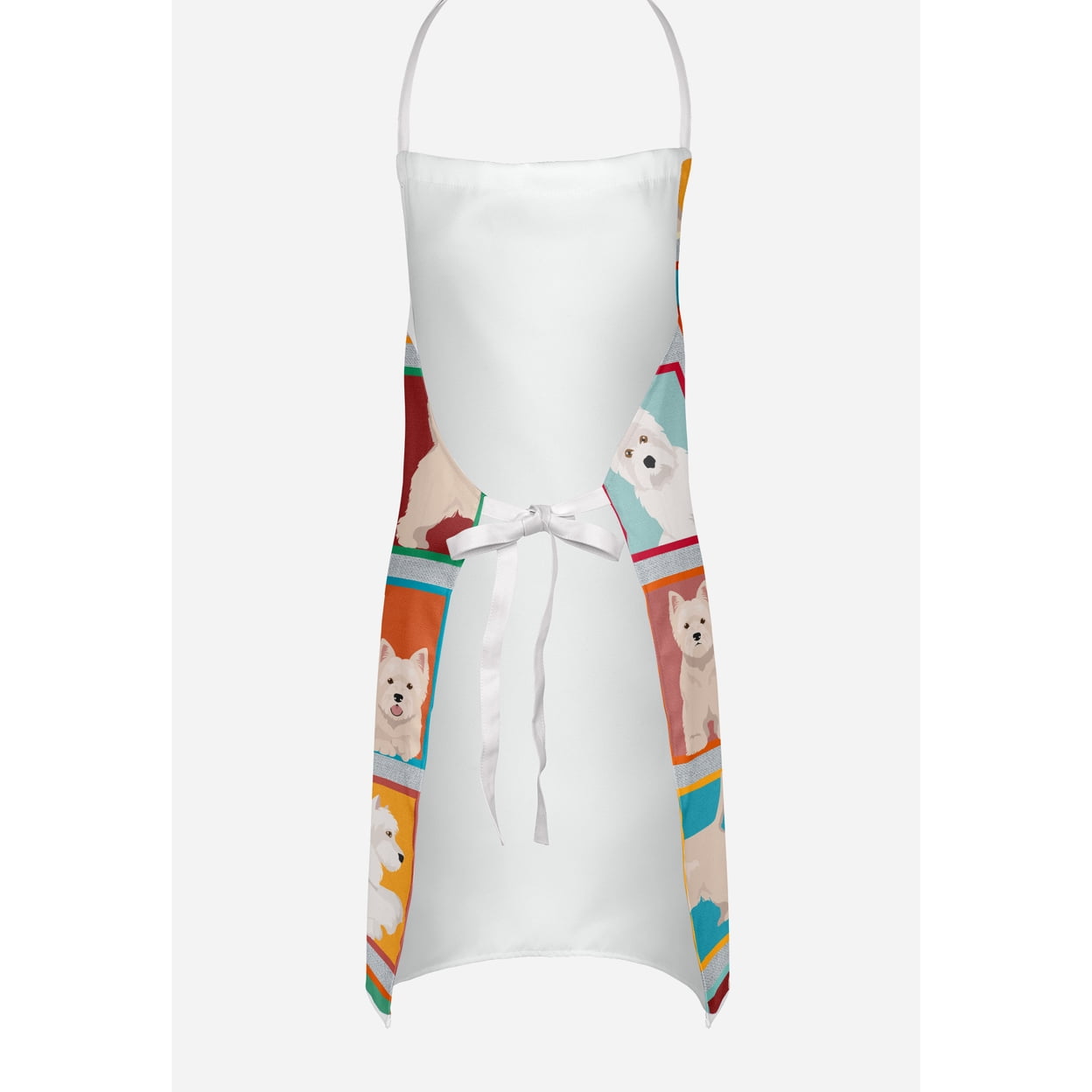 Lots of Westie Apron 27 in x 30 in