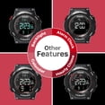 thumbnail image 5 of Men’s Digital Sports Watch Suitable for Swimming and Diving 10 ATM 330ft Waterproof with Backlight, Alarm Clock, Stopwatch, Calendar, Dual Time Display, 5 of 9