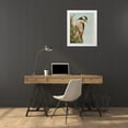 thumbnail image 3 of Silver, John 15x18 White Modern Wood Framed Museum Art Print Titled - WoodPecker and Ivy, 3 of 4