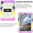 thumbnail image 6 of Case for iPad mini 6th Gen 8.3" 2021, Heavy Duty Kids Case with Kickstand & Pencil Holder & 360 Rotating Hand Strap & Crossbody Strap Case Cover for iPad mini 6th Generation - Lavender, 6 of 11
