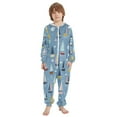 thumbnail image 2 of Vzayyk 4T-14Y Size Aviliable Cozy One-Piece Footless Sleeper Pajama Seamless Pattern, 2 of 8