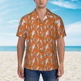 thumbnail image 4 of Balery Halloween Mummy Print Men's Hawaiian Shirts Short Sleeve Beach Shirt Relaxed Fit Vacation Button Down Shirts-XX-Large, 4 of 9