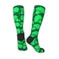 thumbnail image 5 of Lsque Green Broccoli Printed Crew Socks Men's Women's LightWeight Thin Casual Calf Socks ,Knee High Socks,Cotton Socks, 5 of 9