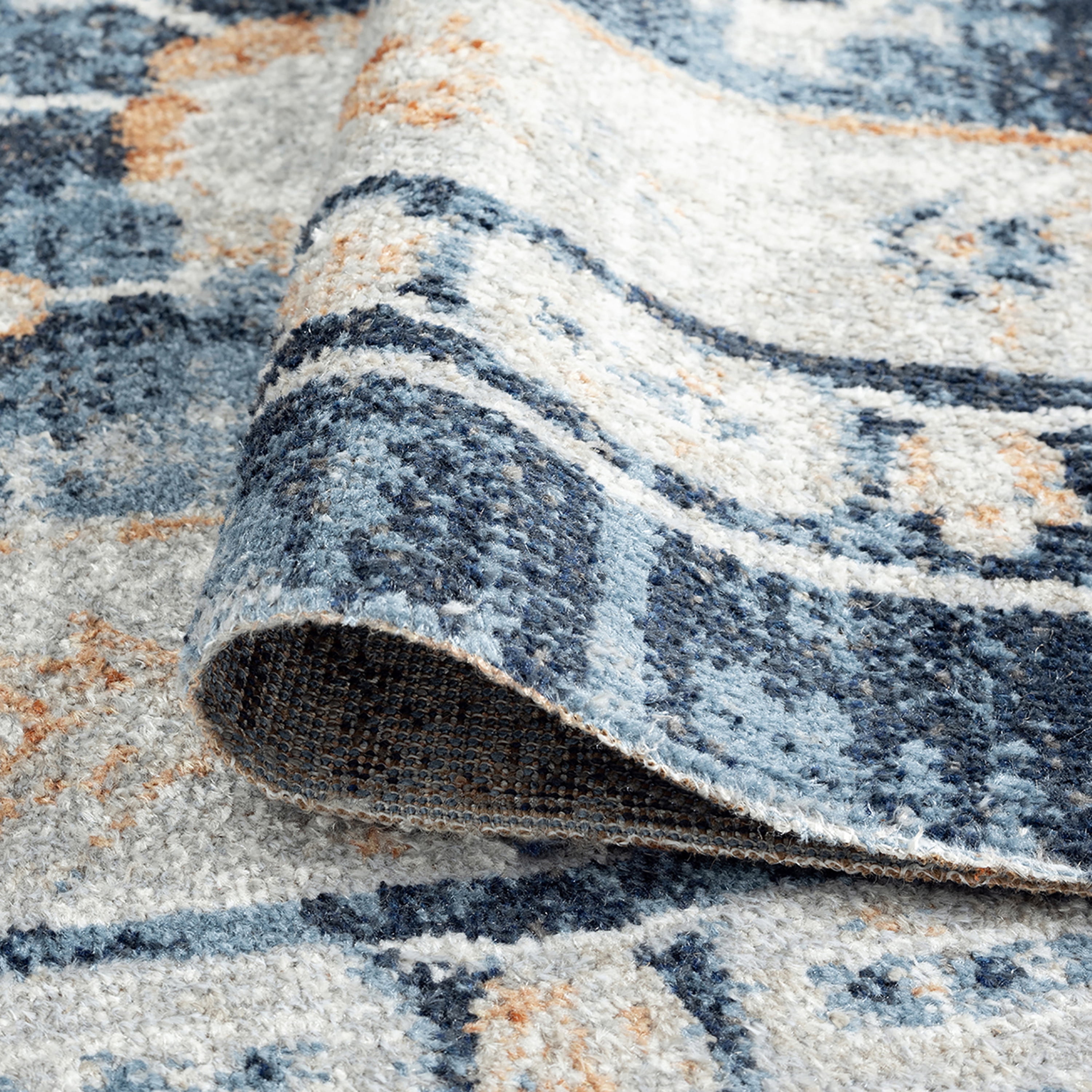 Traditional 9x12 Area Rug (8'9'' x 11'3'') Oriental Rust, Rust Living Room Easy to Clean
