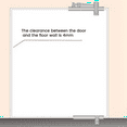 thumbnail image 1 of Charnière Pivotante Robuste pour Porte en Bois, Charnière de Porte Cachée pour Porte Secrète, avec Rotation à 360 Degrés, Pivot Invisible 2 Pcs, 1 of 10