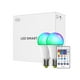 thumbnail image 1 of Bombilla Inteligente Rgb De Tres Modos 10W 220V Wifi Bombilla Que Cambia De Color Bombilla De Control De Voz Bluetooth 0-800Lm 2700-5600K Bombilla Led Regulable E27 Con Control Remoto Para Estudio Cateissary HA028071-01, 1 of 5