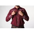 thumbnail image 2 of Camisa Vaquera Bordada Nevada, Gran Herradura, 2 of 3