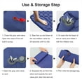 thumbnail image 5 of TSV Camping Sleeping Pad, Extra Thick Inflatable Mat with Air Pillow for Backpacking Hiking Traveling, 74.8 x 23.6'' Blue, 5 of 6