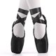 thumbnail image 1 of Zapatos de baile Baoblaze Zapatillas de punta para adultos con cordones Negro 34-43, 1 of 8